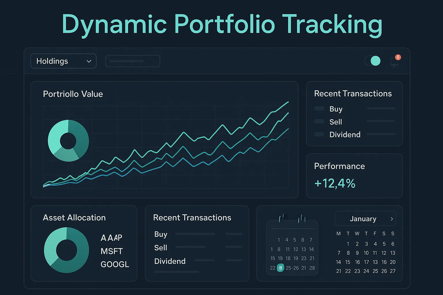 Dynamic Portfolio Tracking & Management